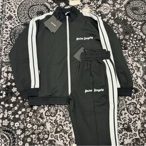 Palm Angels Black and White Tracksuit Size L